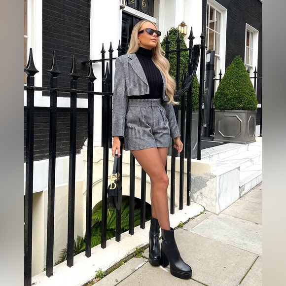 Zara Black Platform Ankle Boots - Picture 9 of 17